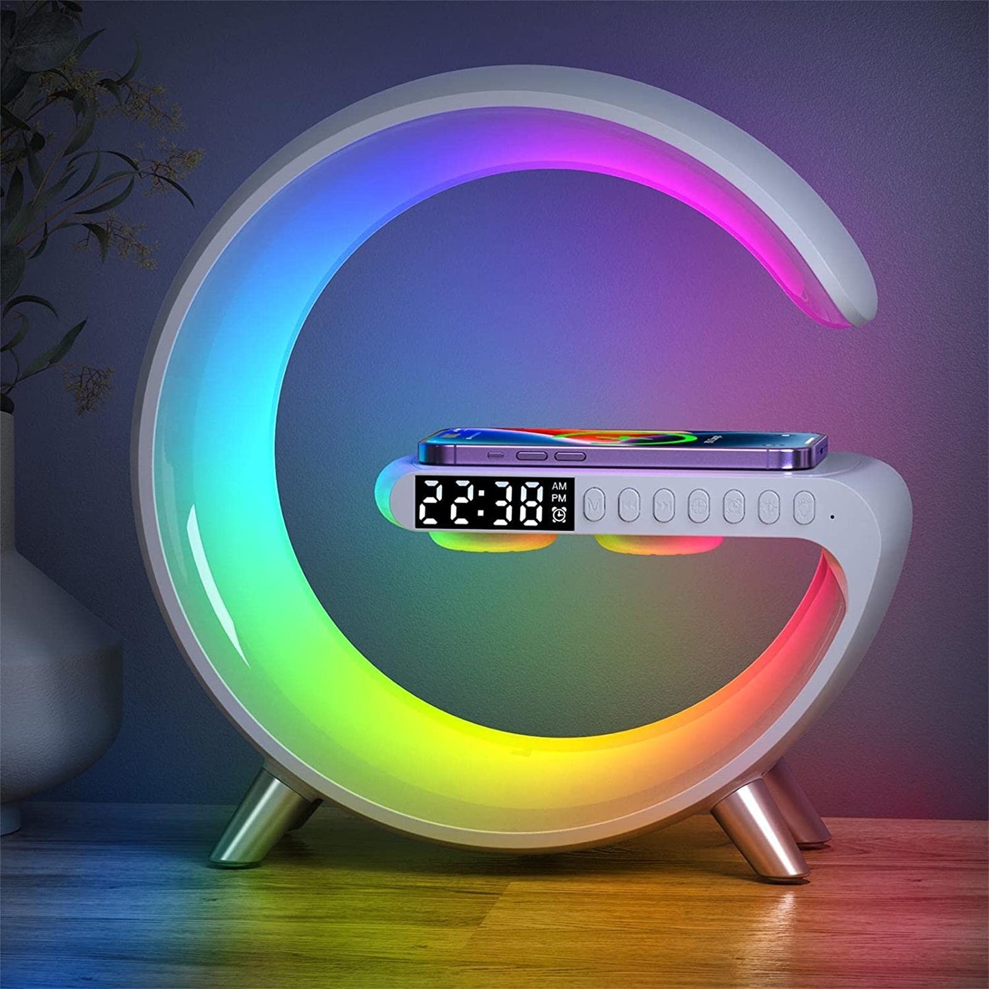 LED desk Lamp with Built-in wireless charger
