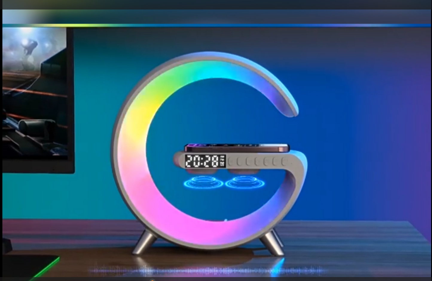 LED desk Lamp with Built-in wireless charger